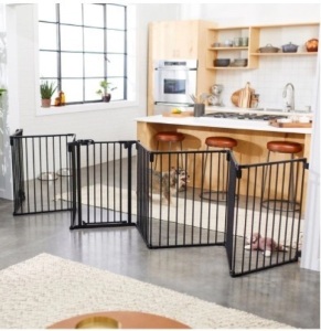 Frisco Steel 8-Panel Configurable Dog Gate & Playpen