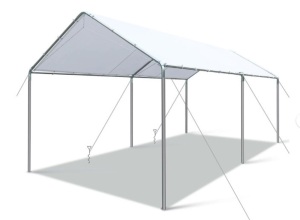 WhizMax Carport 10X20ft Carport Canopy Car Tent Metal Carport Outdoor Garage Boat Shelter Party Tent