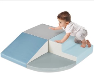 4-Piece Kids Climb & Crawl Soft Foam Shapes Structure Playset