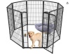 FXW Homeplus Dog Playpen Designed for Indoor Use, 45" Height for Large Dogs, Black│Patented