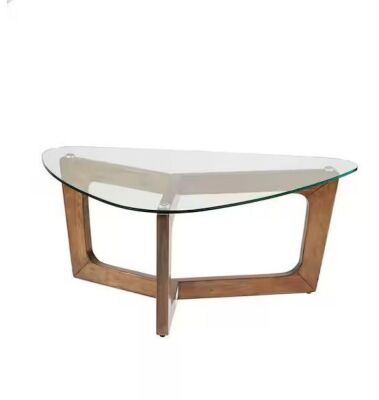 INK+IVY Walker Brown 42 in. W x 28 in. D x 17 in. H Coffee Table 