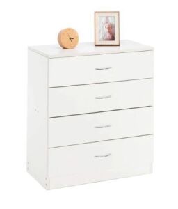 Wooden 4-Drawers Nightstand