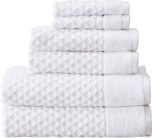 Simpli-Magic Diamond Bath Towels Set, 6 Pc