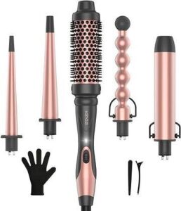 Kipozi 5 in 1 Hair Curler Set 