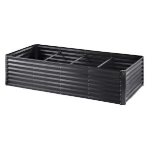 VEVOR Galvanized Raised Garden Bed Planter Box 94.5x47.2x23.6" 