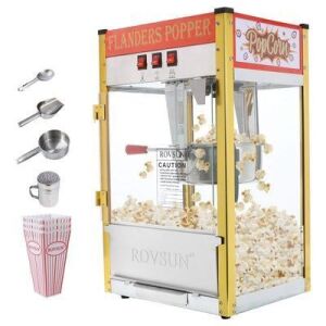 ROVSUN Countertop Popcorn Machine - Damaged LED Sign on One Side 