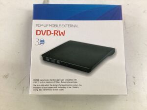 Pop-up Mobile External DVD-RW 