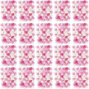 Artificial Flower Wall Panels, 16" x 24", 16pc 