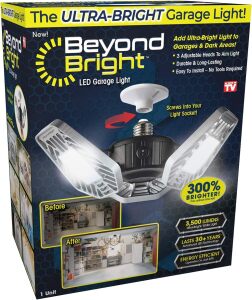 Beyond Bright LED Ultra-Bright Garage Light - 3 Adjustable Panels