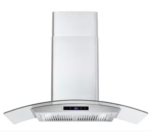 30 inch Wall Mounted Range Hood 700CFM in Silver