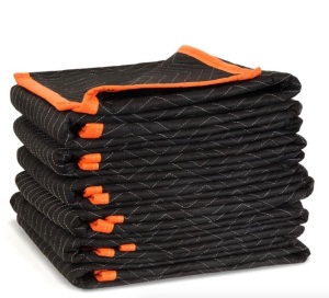 WEN 272406 72-Inch by 40-Inch Heavy Duty Padded Moving Blankets, 6-Pack 