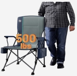 Oversized Folding Camping Chair High Back 