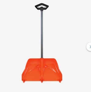 US.Shovel 24-in Plastic Snow Shovel with 24-in Steel Handle