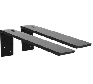 Lot of (3) 2-Pack Heavy Duty Countertop Hidden Bracket Shelf Bracket 20" x 8" x 2 1/2"