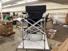 Lot of (2) Omysalon 31in Tall Directors Chairs. One has damaged side tray - 3