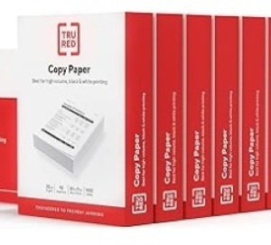 TRU RED 8.5" x 11" Copy Paper-5 reams