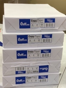 Quill Brand® 8.5" x 11" Copy Paper-5 reams