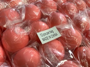 Coral color stress balls- case of 500