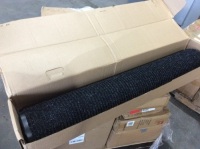 Channel Rib Charcoal Rug, 4' x 8' - Appears New&nbsp;