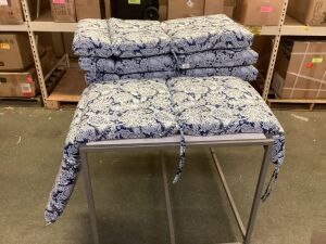 Lot of (3) Highh Back Chair Cushion & (1) Lounge Chair Cushion 