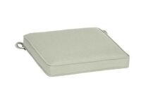 Arden Selections Oasis 19 in. x 19 in. Square Outdoor Seat Cushion in Light Grey&nbsp;