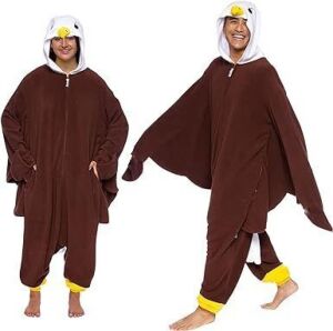 Funziez! Silver Lilly Adult Plush One Piece Cosplay Eagle Costume, Small