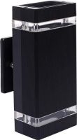Case of (12)&nbsp;GreenLighting 800 Lumen Hard Wired AC 110-130V Rectangle Up/Down Outdoor Wall Light Sconce&nbsp;