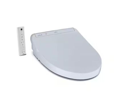 TOTO K300 Washlet Electric Heated Bidet Toilet Seat for Elongated Toilet in Cotton White 