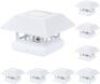GreenLighting Veranda Solar Post Cap Lights Fits 4x4 Nominal Wood,&nbsp;8 Pack&nbsp;