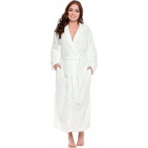 Lot of (4) Silver Lilly Women's Plush Bathrobe, L/XL 