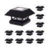 GreenLighting Veranda Solar Post Cap Lights Fits 4x4 Nominal Wood & 4x4 PVC/Vinyl, 12 Pack&nbsp;