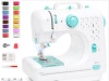 6V Portable Foot Pedal Sewing Machine w/ 12 Stitch Patterns