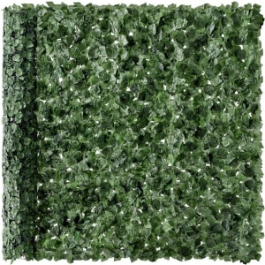 Outdoor Faux Ivy Privacy Screen Fence 96 X 72in