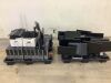 Lot of (25) PC's, (25) Monitors, (25) Keyboard & Mouse & (25) Power Cords 