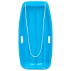 Kids Outdoor Plastic Toboggan Snow Sled Board w/ Pull Rope, Handles - 35in