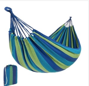 2-Person Brazilian-Style Double Hammock w/ Portable Carrying Bag