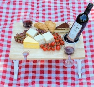 Folding Portable Wine Picnic Table