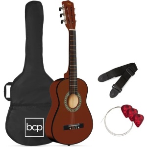 Kids Acoustic Guitar Beginner Starter Kit with Carrying Case - 30in