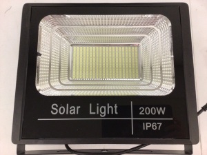 Solar Light 200W, E-Commerce Return, Untested, Sold as is