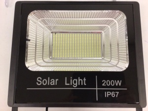 Solar Light 200W, E-Commerce Return, Untested, Sold as is