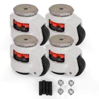 Happybuy&nbsp;2.5"&nbsp;Self Leveling Casters Heavy Duty, 3300 Lbs Per Set,&nbsp;1.2" x 1.38", Set of 4&nbsp;