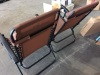 Adjustable Zero Gravity Patio Chair Recliners, Set of 2 - Appear New, Missing Cupholder Trays 