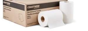 Coastwide Professional™ Hardwound Paper Towels, 1-Ply, 350 ft./Roll, 12 Rolls/Carton