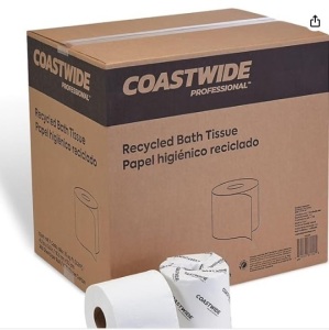 CW20189 Recycled 2-Ply Standard Toilet Paper White