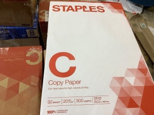 Case of C copy paper 2500 sheets total