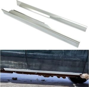 ECOTRIC Slip-On Outer Rocker Panels for Ford F150 1997-2003 Extended Cab XL XLT LH & RH Pair 