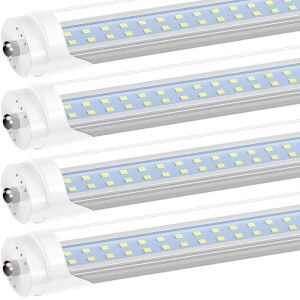  V-Shape 8FT LED Bulbs, 4 Pack 