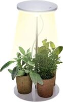 Lot of (2)&nbsp;Mindful Design Adjustable LED Grow Light with Timer, 850 Lumens&nbsp;