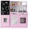 Pretend Play Kitchen Wooden Toy Set for Kids with 7 Accessories - Appears New&nbsp;