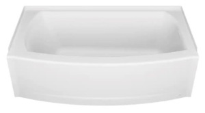 Ovation Curve Soaking Bathtub with Right Hand Drain